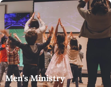 Men’s Ministry: children and adults worshipping together